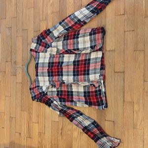 Plaid Blouse